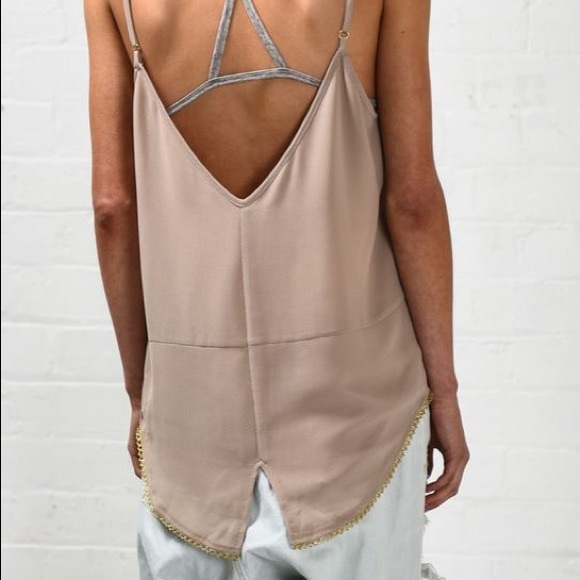 One Teaspoon Dynasty Cami In Ochre - Picture 3 of 4